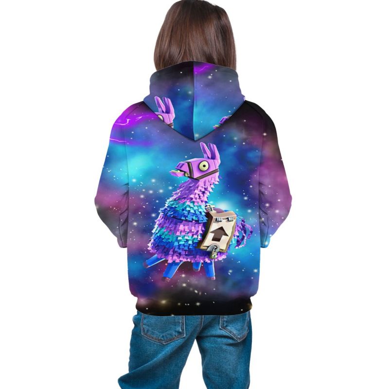 Galaxy Áo Hoodie In Họa Tiết 3d Độc Đáo Cho Bé