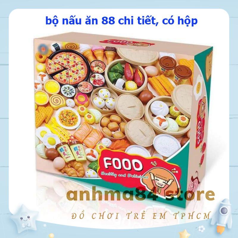 Đồ Chơi HỘP Nấu Ăn DIMSUM 88 Chi Tiết Cho Bé Siêu Đẹp - CÓ HỘP - anhma84 store - cam kết y hình