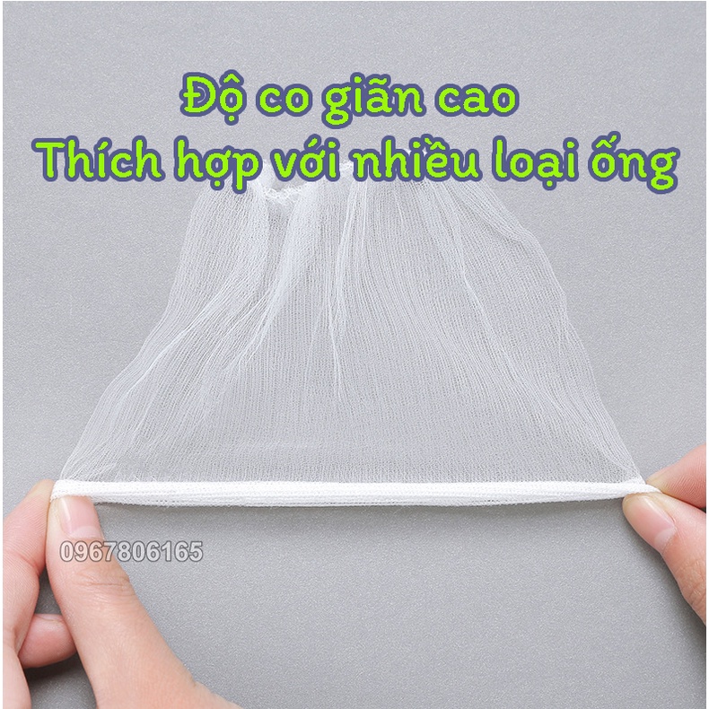 Túi Lọc Rác Bồn Rửa Bát Có Dây Chun, Dai Bền Có Thể Tái Sử Dụng (Túi 100 cái)