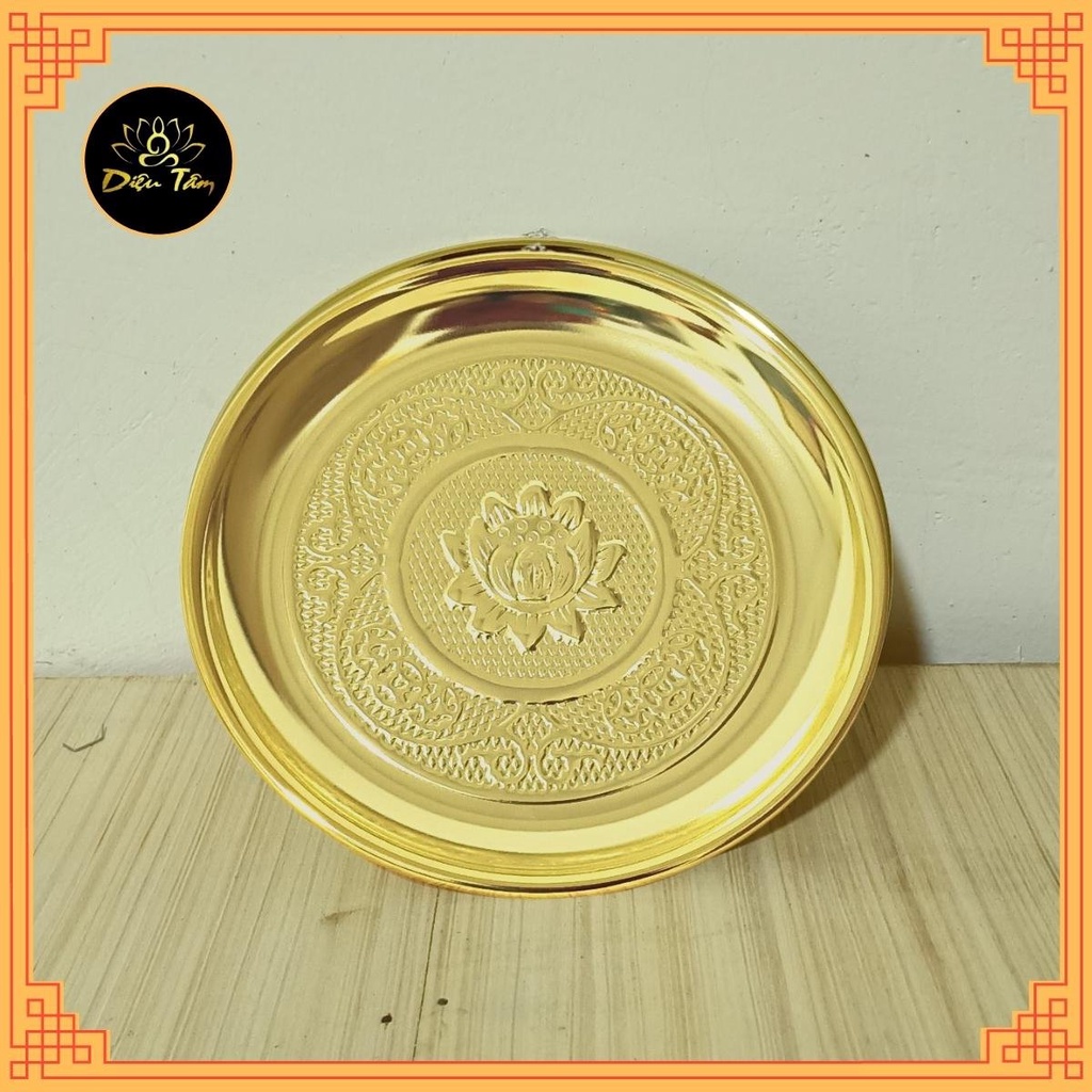 Đĩa thờ cúng bàn thờ, bàn thần tài, ban phật đựng hoa quả, đồ lễ- đĩa thờ