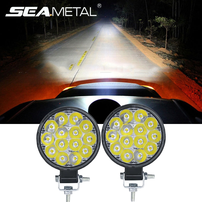 Đèn chiếu sáng làm việc LED 12V 24V 48W 6500K tự động 4x4 cho xe ô tô