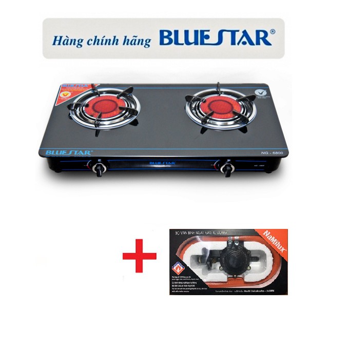 Bếp gas hồng ngoại Bluestar NG-6800, Đánh lửa Magneto 2 vòng lửa