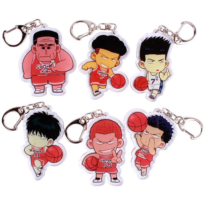 Móc khóa hình nhân vật phim hoạt hình Slam Dunk độc đáo