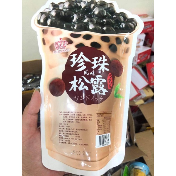 Kẹo Trà Sữa Trân Châu Đường Đen - Đồ Ăn Vặt Snackfoodbysuri