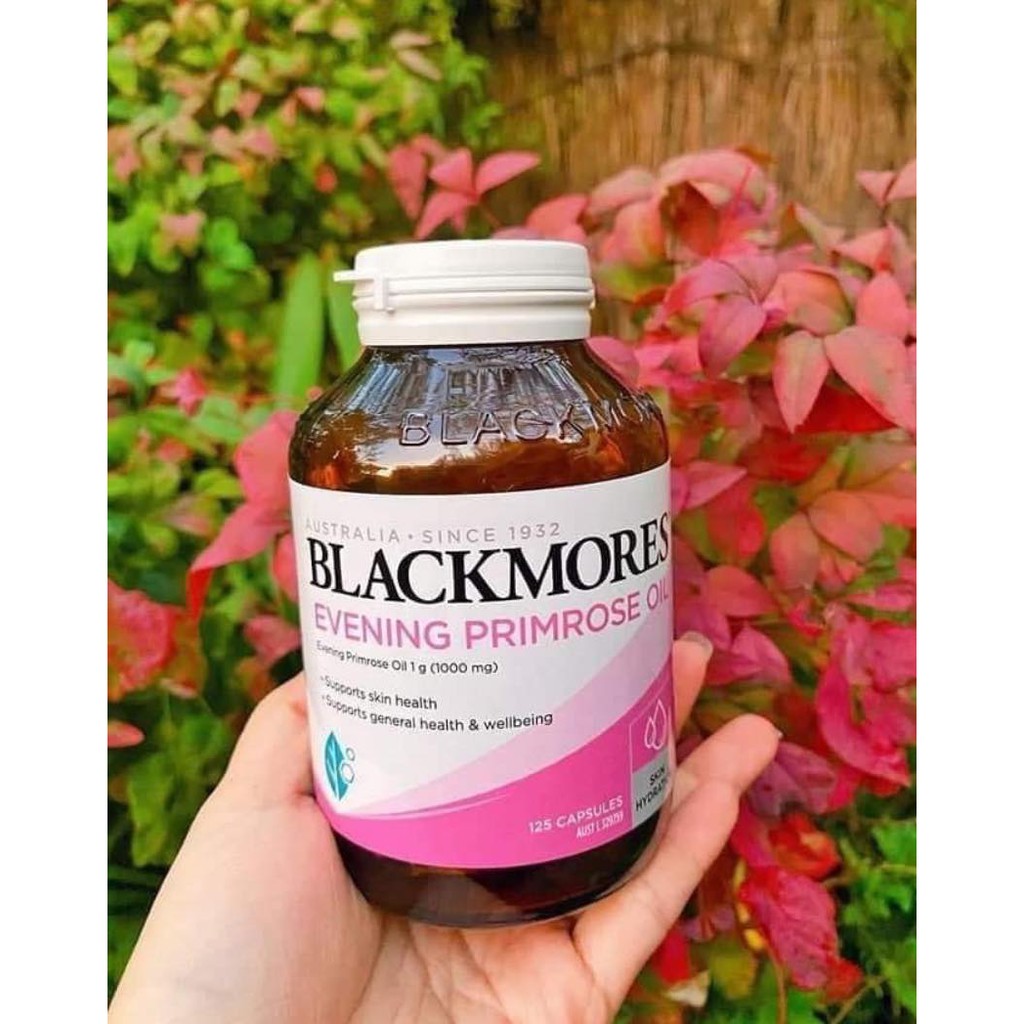 Tinh dầu hoa anh thảo Blackmores Evening Primrose Oil 125v và 190v [Chuẩn Úc đủ bill bay air]