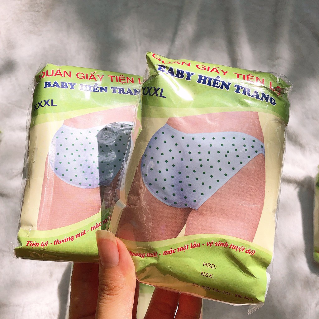 Quần lót giấy Baby Hiền Trang túi 6 cái