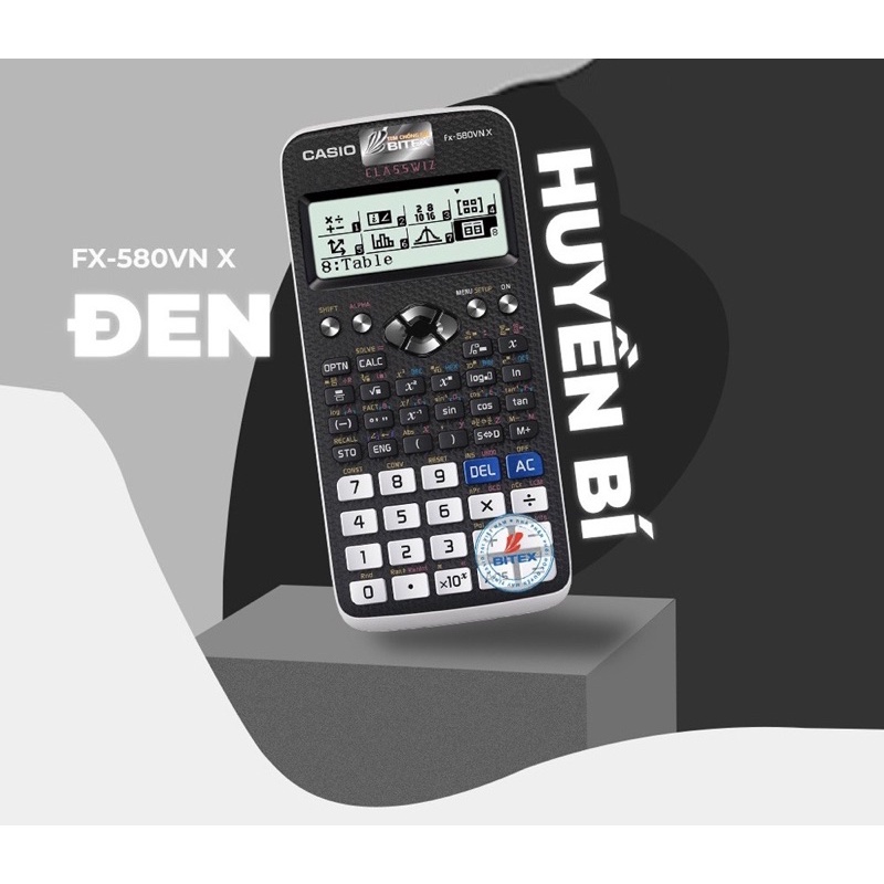 MÁY TÍNH Casio FX 580VNX (Bảo Hành 07Năm) Casio 580VNX
