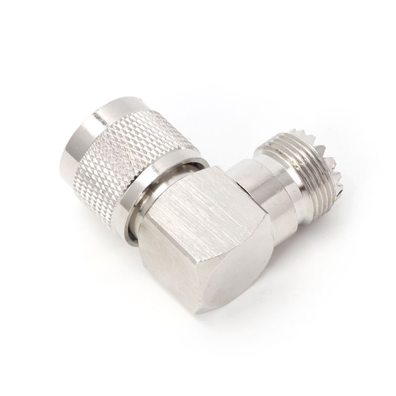 Connec Chuyển Đổi Từ Cổng Cắm UHF PL259 Sang Cổng Cắm SO239 Góc 90 Độ