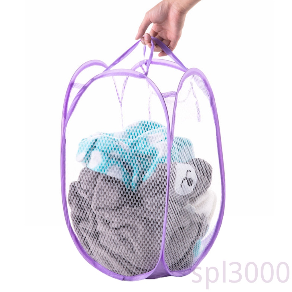 Giỏ Lưới Đựng Đồ Giặt Có Thể Gấp Gọn Màu Sắc Ngẫu Nhiên