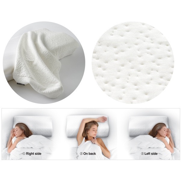 SALE  [LOCK&LOCK CHÍNH HÃNG] Gối Memory Foam 50D Lock & Lock HLW114 (62 x 34 x 10 cm)  (Siêu HOT)