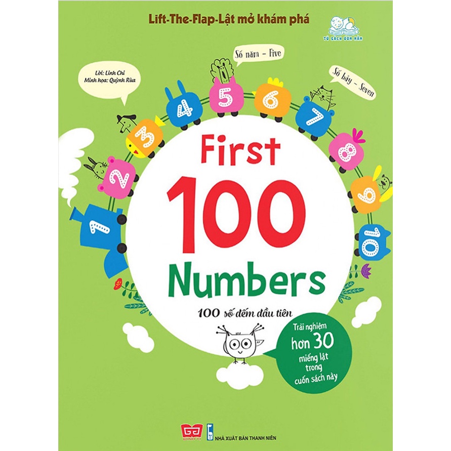 Sách - Lift-The-Flap - Lật Mở Khám Phá - First 100 Numbers - 100 Số Đếm Đầu Tiên