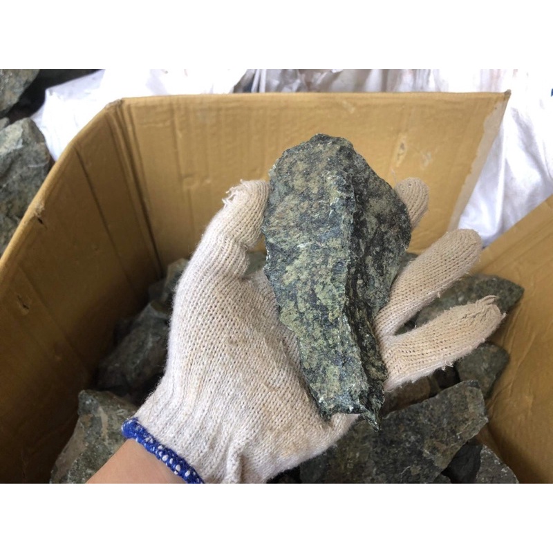 1kg Đá Nham Xanh setup bể cá thuỷ sinh