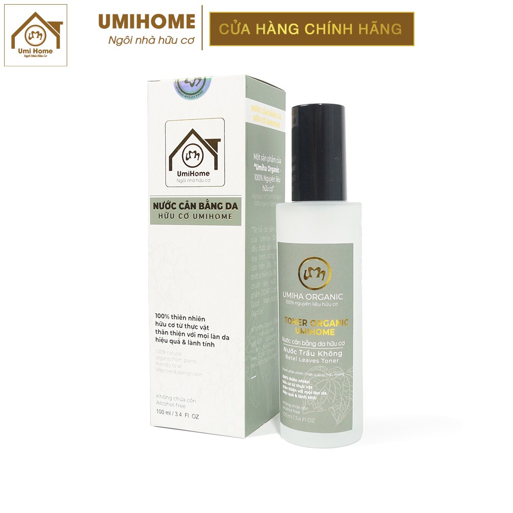 Nước cất lá Trầu Không hữu cơ UMIHOME 50/100ml nguyên chất