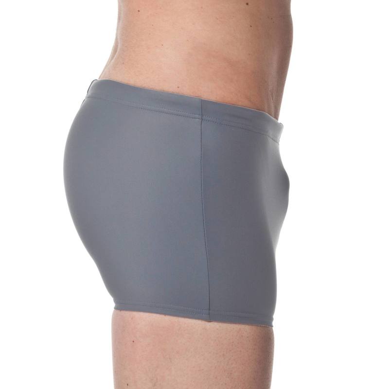 Quần bơi Decathlon Nabaiji Boxer B-ACTIVE cho nam - Xám