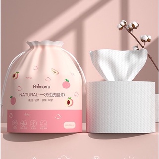 Khăn mặt khô Animerry dùng 1 lần lau khô, lau ướt , Giấy lau mặt dùng một lần
