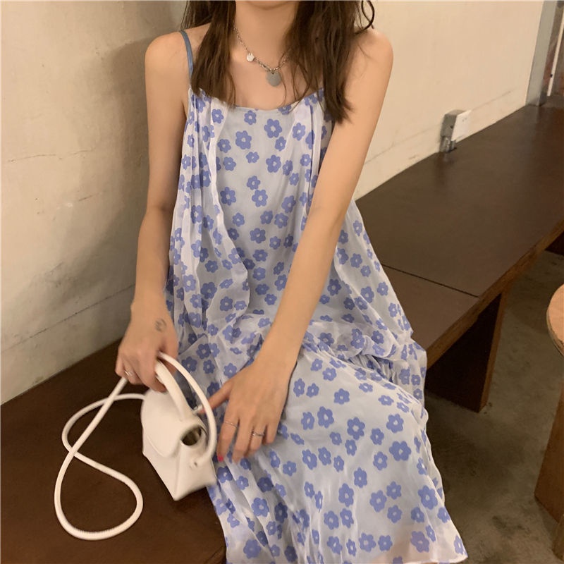 Đầm Công Chúa In Hoa Chuông Lắc Đầu Tiên Kiểu Pháp Chất Lượng Cao Mùa Hè