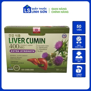 Viên uống thanh nhiệt, giải độc gan Liver Cumin hộp 50 viên