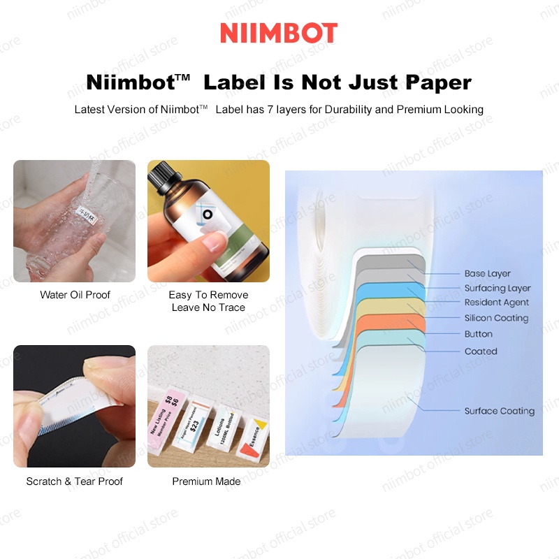 Máy in nhãn Niimbot D11/ D110 bluetooth mini