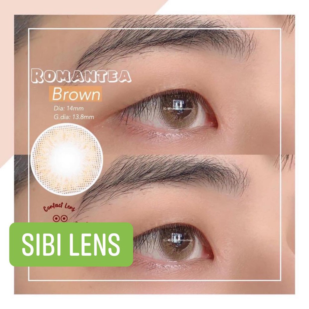 Lens ROMANTEA BROWN - Lens Chuẩn Thái  - Cam Kết Chính Hãng