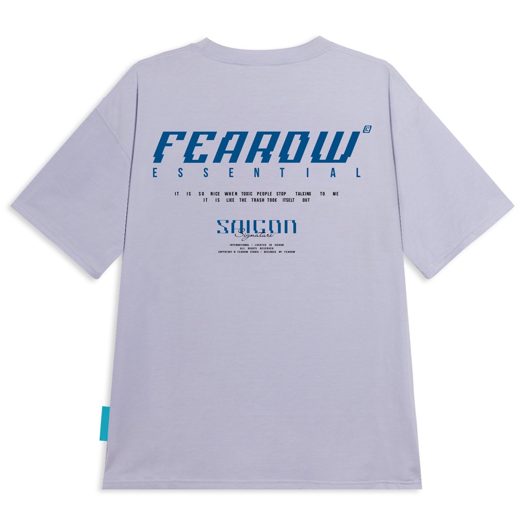 Áo thun nam nữ local brand unisex Fearow SAIGONESE Tee/Màu Tím FW139