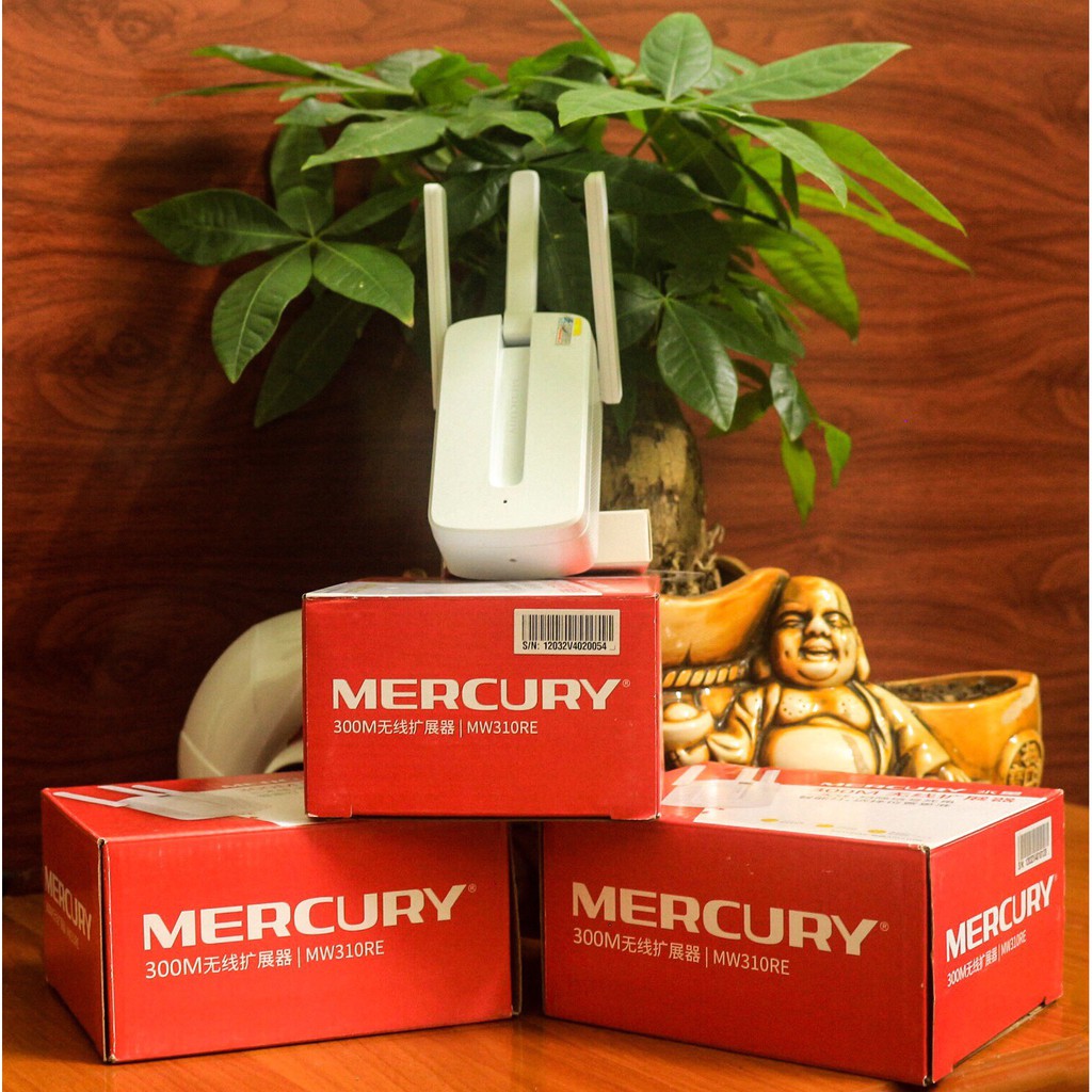 Thiết bị kích sóng wifi Mercury 3 râu loại xịn