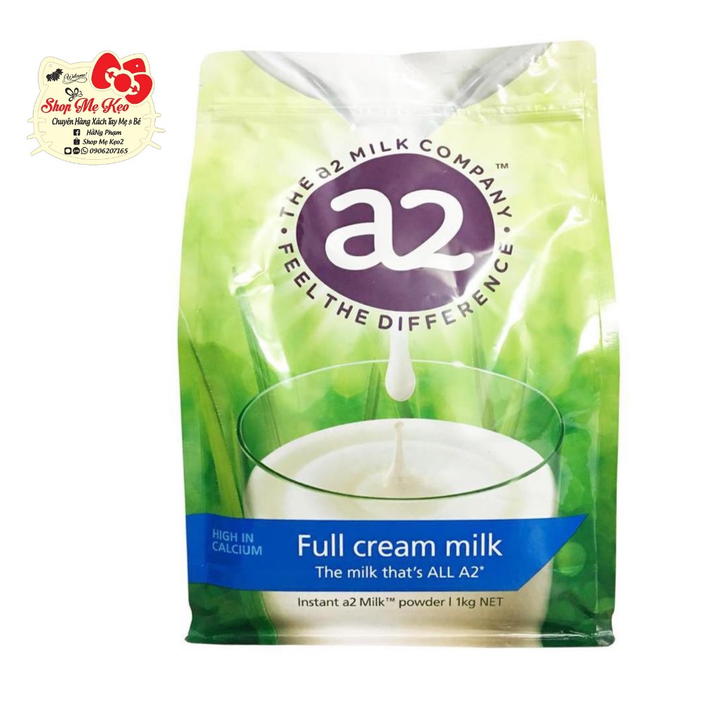 ❤️ Sữa A2 Úc Nguyên Kem/Tách Kem/Milo Hộp Mẫu Mới 850G Chính Hãng Giá Tốt ❤️