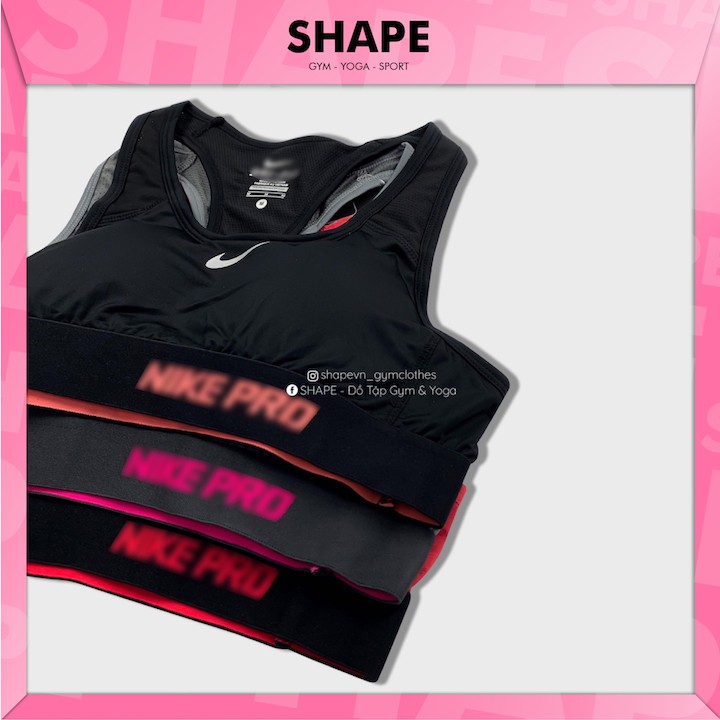 Mẫu áo bra tập nữ N.k cạp chun chữ thể thao [B357]
