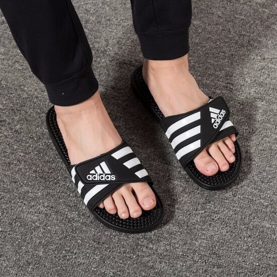 Dép Adidas Massage Chống Nước Chính Hãng 💙SIMPLE SNEAKER💙 Adidas Adissage Slides Dép Quai Ngang Massage Chân Thư Giãn