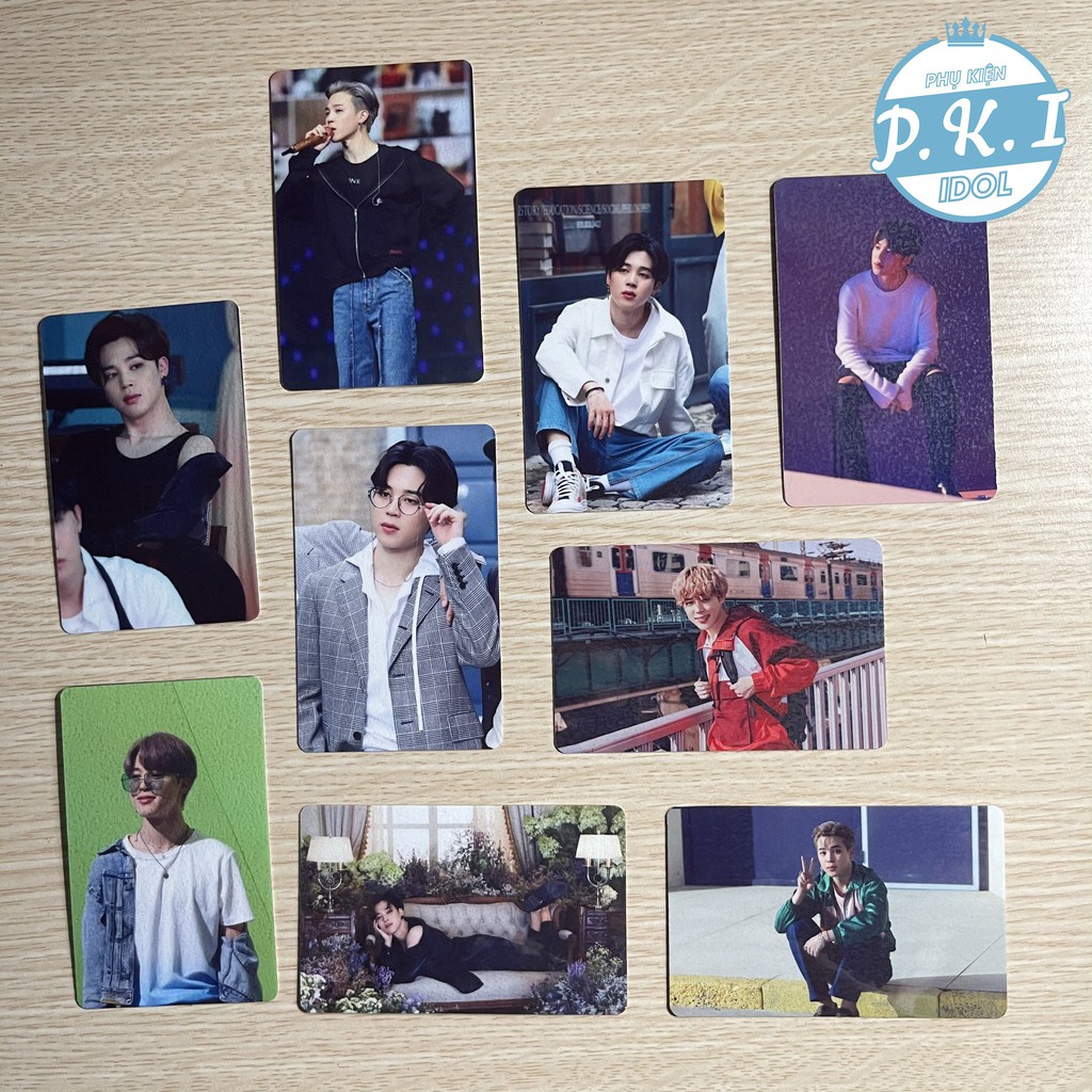 Bộ Card Cứng In Hình Idol Jimin BTS Bo Góc Sang Trọng – Quà Tặng Kpop