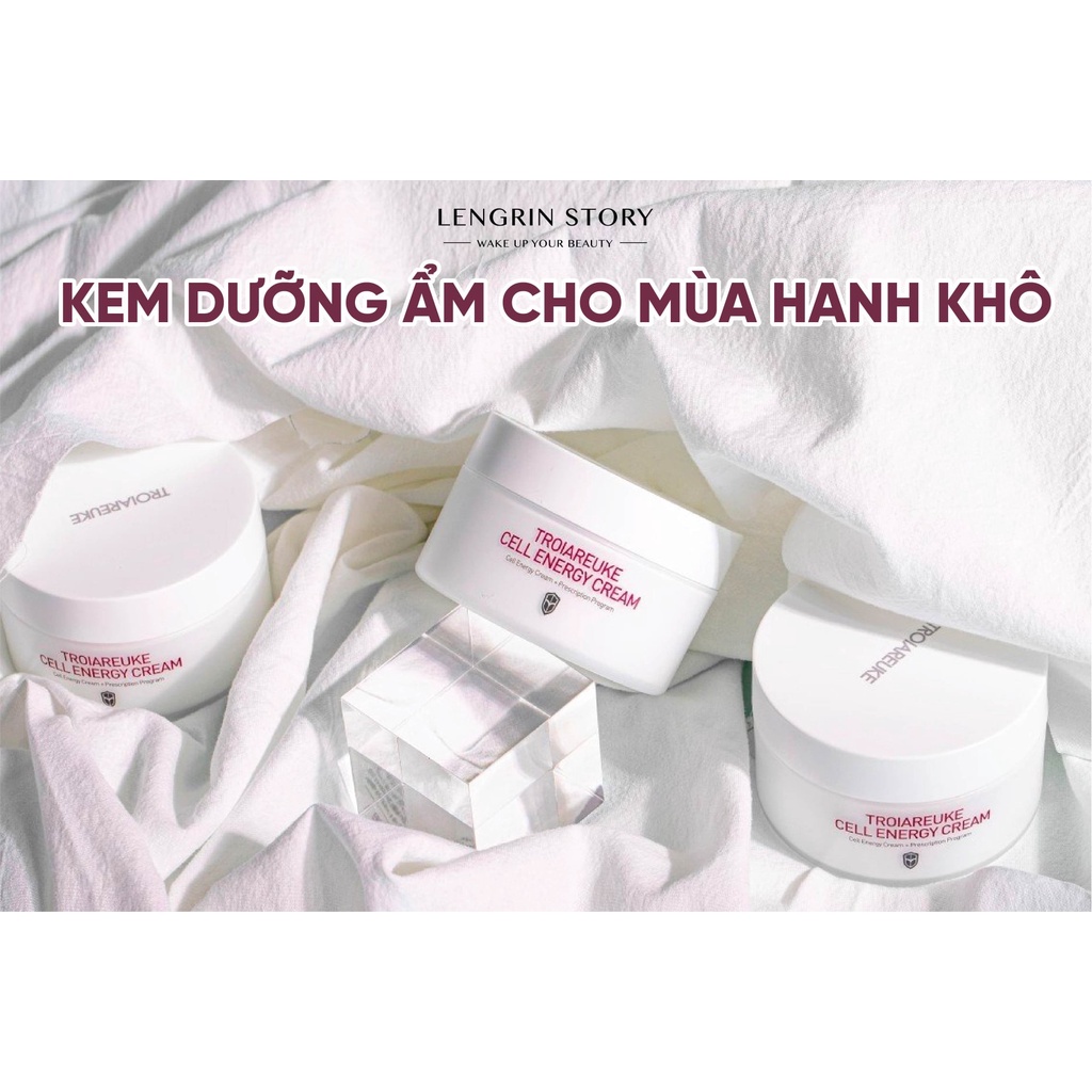 Kem dưỡng ẩm năng lượng tế bào da trẻ hóa Troiareuke Cell Energy Cream