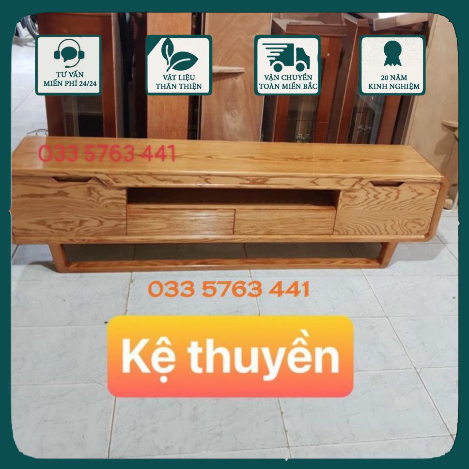 Kệ tivi sồi sơn màu óc chó kích thước 1,8 mét hoặc 2 mét ! .