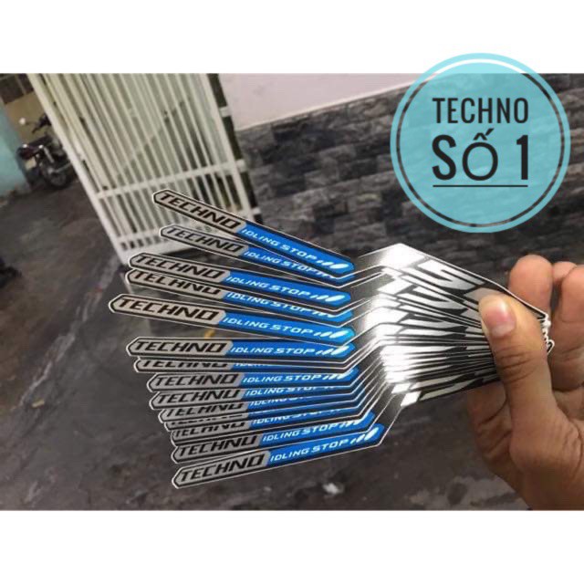 Tem Giấy Techno Idling Stop