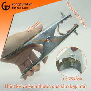 Kẹp mát máy hàn 500a - 300a , kìm kẹp mát máy hàn. có cốt đồng dùng cho máy hàn