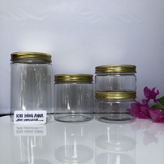 HỦ NHỰA NẮP NHÔM- HỦ NHỰA PET trong suốt 100gr/ 200gr/ 250gr / 300gr/ 500g/ 50g nắp trong , Đen, nhôm, trắng
