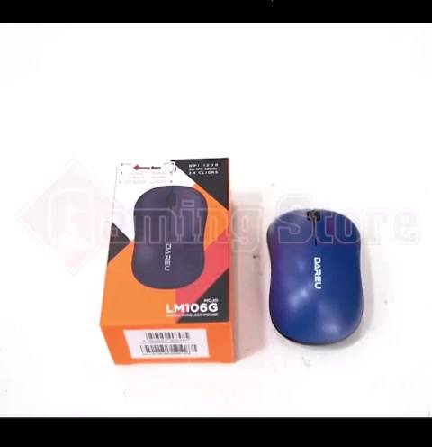 Chuột không dây Dareu LM106G Hồng / Xanh / Đen / Đỏ / Trắng - Kết nối xa 10m | BigBuy360 - bigbuy360.vn