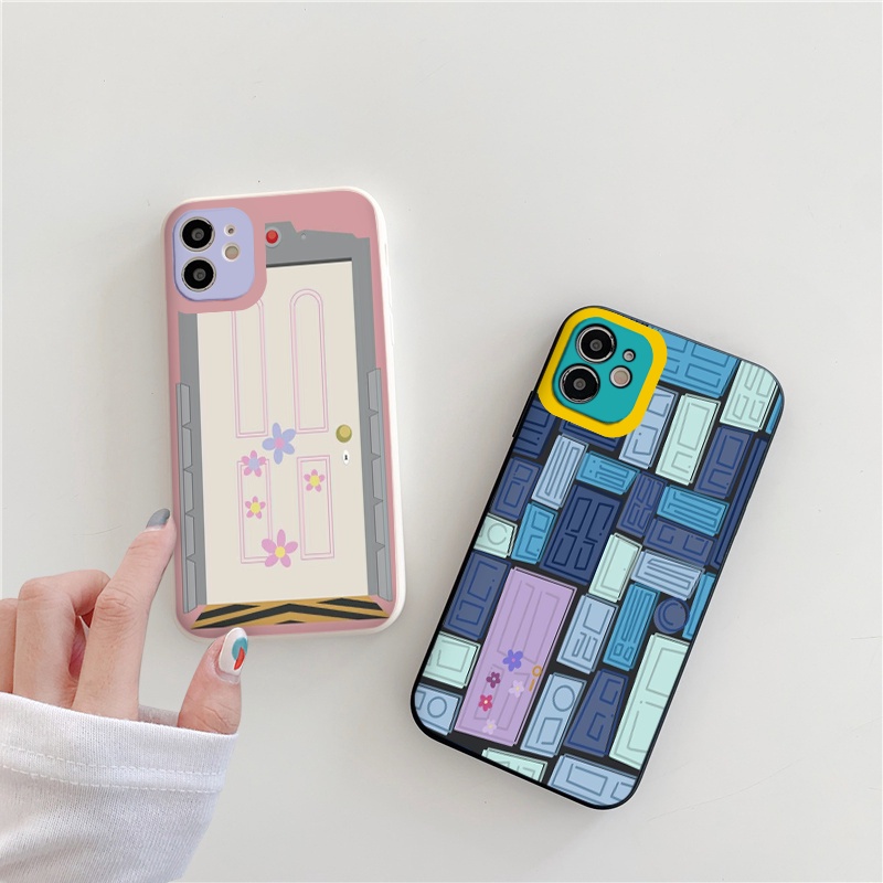 Ốp Điện Thoại iphone Cánh cửa bí mật vuông iPhone 12 8plus 11promax 7plus 8 6 6Plus 7Plus 8Plus X Xs Max 13 Promax tr187