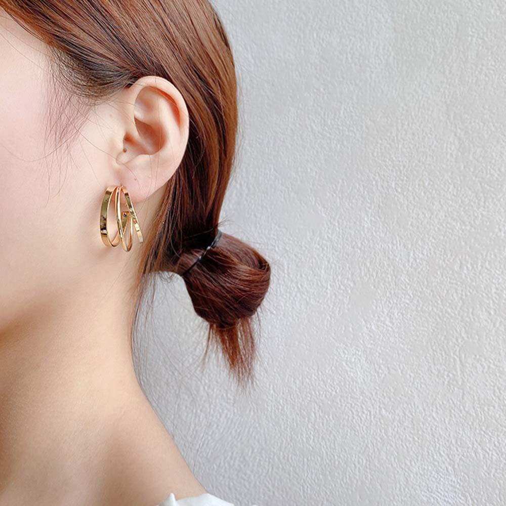 Bông Tai Thiết Kế Đơn Giản Thanh Lịch Thời Trang Cho Nữ