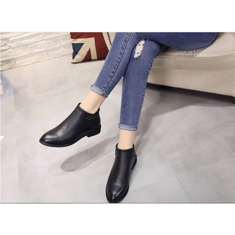 Bốt Nữ Cao Cổ Thời Trang Da Mềm sang chảnh Hàn Quốc | BigBuy360 - bigbuy360.vn