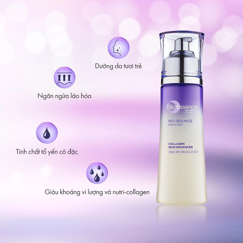 Nước Hoa Hồng Bioessence Dưỡng Ẩm Da Tinh Chất Tổ Yến Bird's Nest
