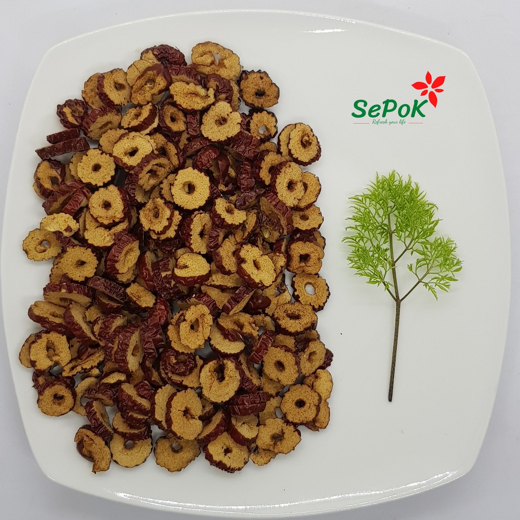 Táo Đỏ Thái Lát 100g - Sepok/ Trà táo đỏ dưỡng nhan - Hàng loại 1.