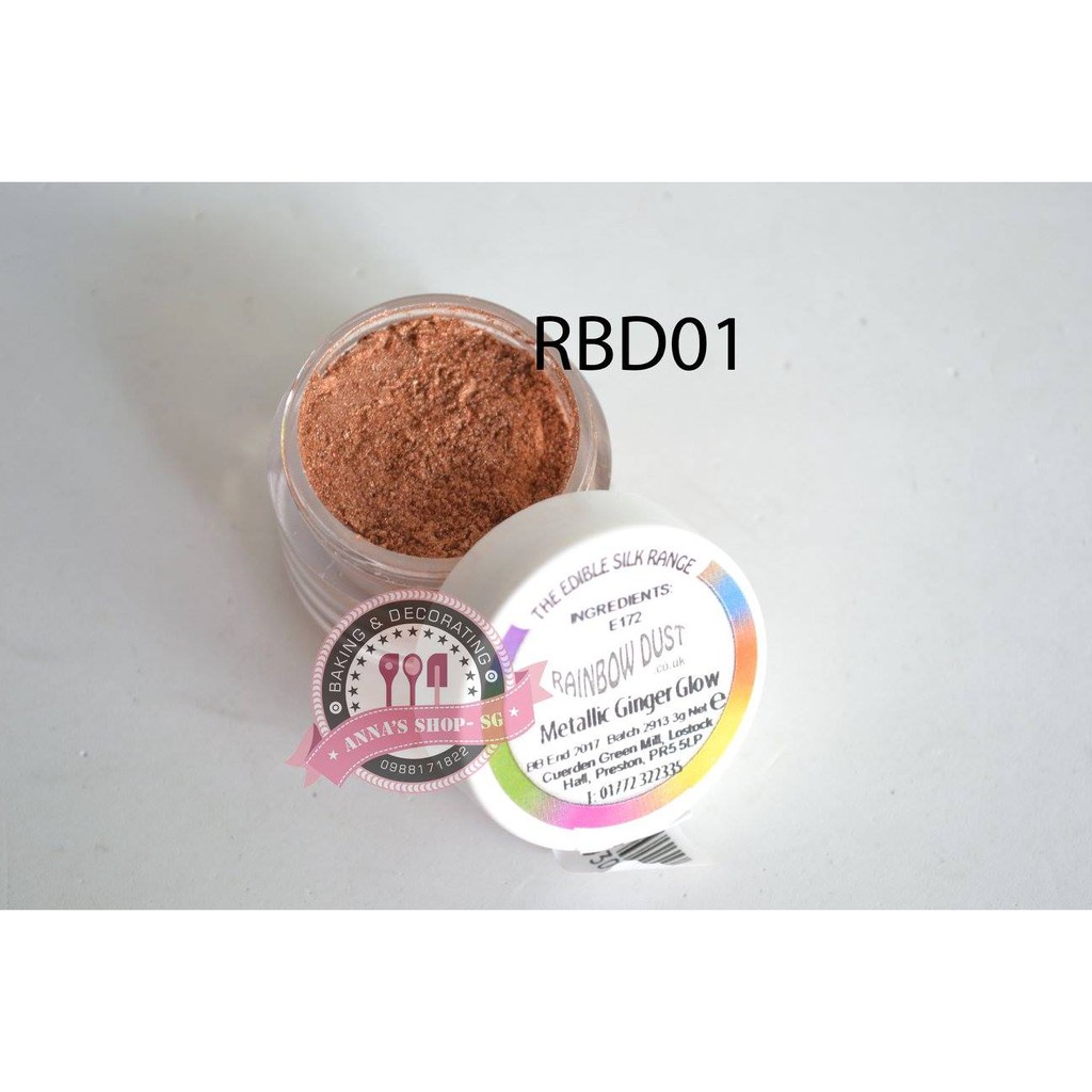 MÀU NHŨ BỘT METALLIC GINGER GLOW RBD01