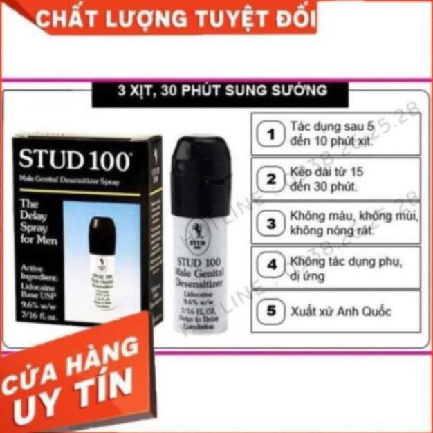 stud 100 chai xịt lạnh kéo dài thời gian