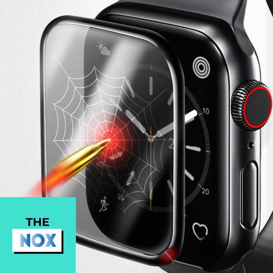 Cường Lực Dẻo Apple Watch Bóng Series 1/2/3/4/5/6/7/SE Full Size 38/40/42/44/41/45MM [The Nox]