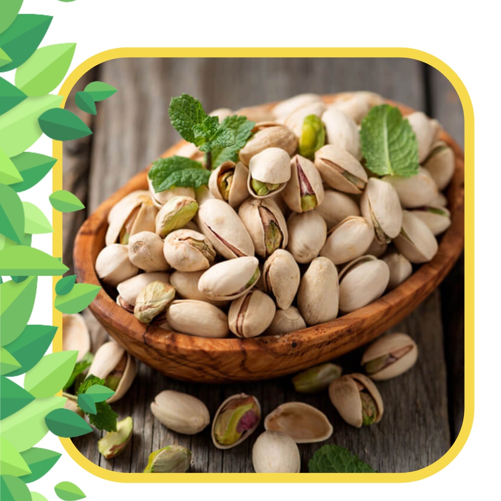 Hạt dẻ cười rang muối Pistachio 500g không tách vỏ Mouraud 's Úc Diamond Nuts