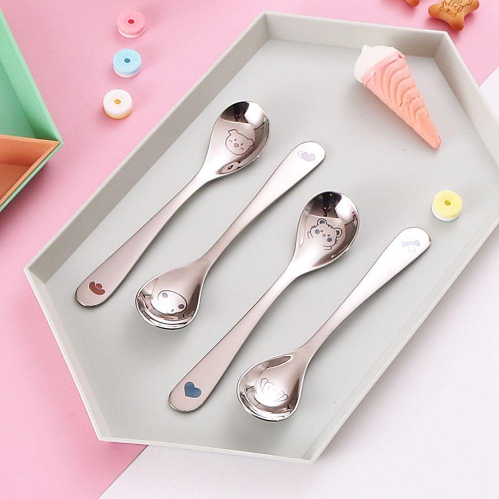 Muỗng Cà Phê Bằng Thép Không Gỉ Hình Hoạt Hình Đáng Yêu