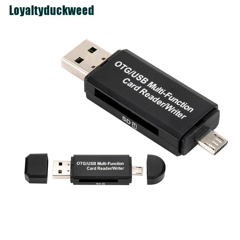 Đầu Đọc Thẻ Nhớ Micro Usb Otg Usb 2.0 Cho Sdxc Sdhc