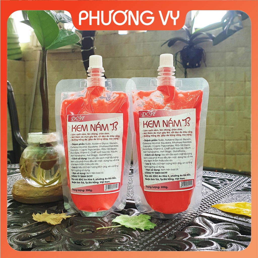 [NGUYÊN LIỆU SPA] 500g Kem TS, làm sạch nám, tàn nhang và dưỡng trắng da, mỹ phẩm spa.