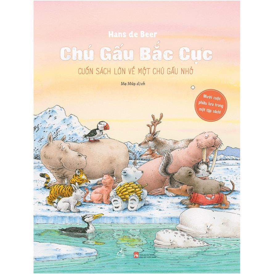  Sách Thiếu nhi - Chú gấu bắc cực - Cuốn sách lớn về một chú gấu nhỏ - Quảng Văn
