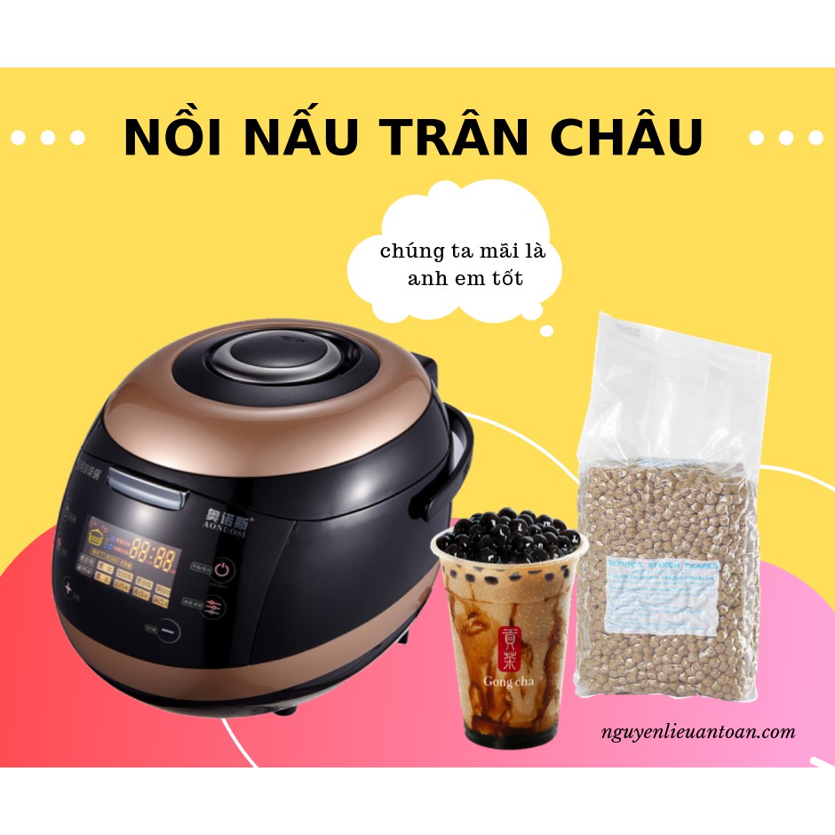 Nồi Nấu Trân Châu Tự Động 100% Siêu Tiện Lợi