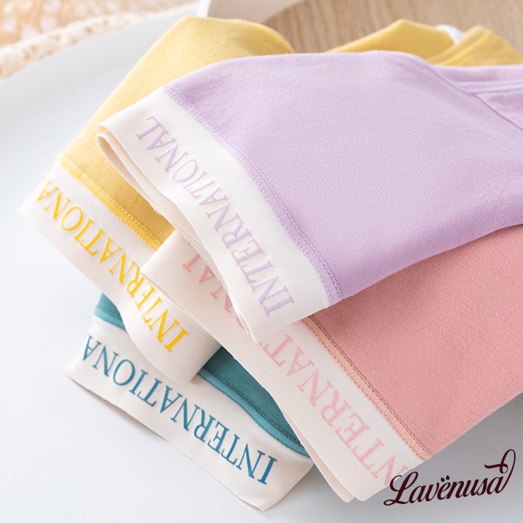 Quần lót nữ cotton viền su kháng khuẩn mềm mại thoải mái LAVENUSA QL91
